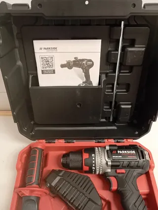 Percutor Taladro Parkside performance completo