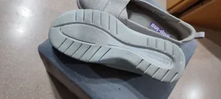 Zapatillas Skechers Beige/Plata