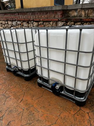 Depósito agua IBC 1000L