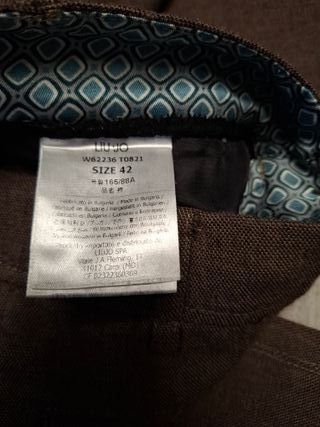 Pantaloni Donna Liu Jo Taglia M Marrone