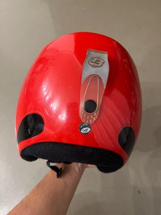Casco de esquí infantil Briko rojo