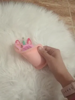 Funda Unicornio iPhone 8 Rosa elastica