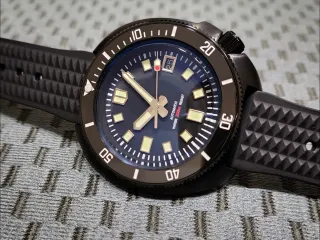 Homage Seiko Capitan Willard Black PVD NH36
