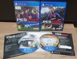 PES 2017 y 2019 PS4
