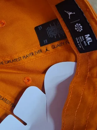 Gorra Jordan Club Cap Talla M/L Naranja