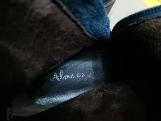 Botines Alma en Pena Azul y Dorado