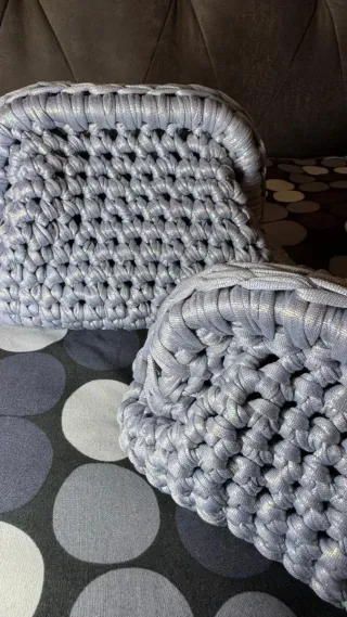 Borsa cluch uncinetto donna