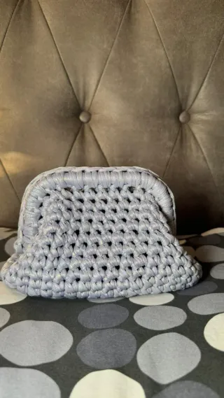 Borsa cluch uncinetto donna