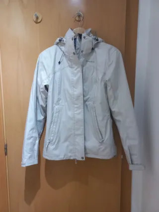 Cazadora Quechua Mujer Beige Montaña/Nieve