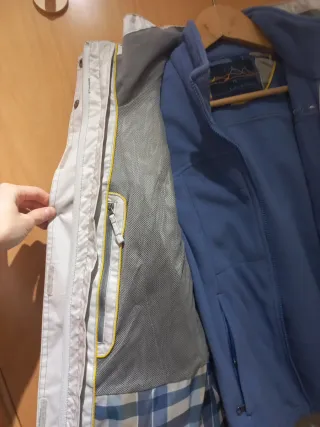 Cazadora Quechua Mujer Beige Montaña/Nieve