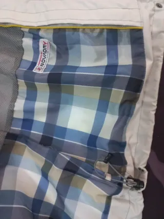 Cazadora Quechua Mujer Beige Montaña/Nieve