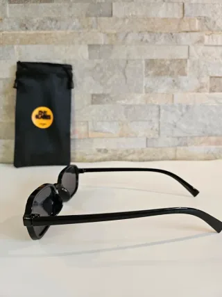 Occhiali squadrati oversize neri