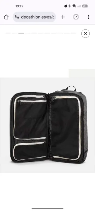 Mochila Forclaz Travel 500 40L Negra