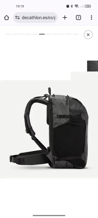 Mochila Forclaz Travel 500 40L Negra