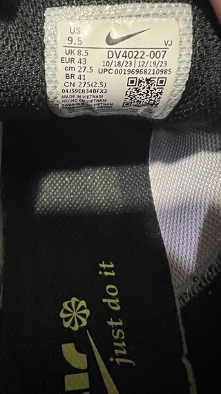 Nike Winflo 10 gris/amarillo