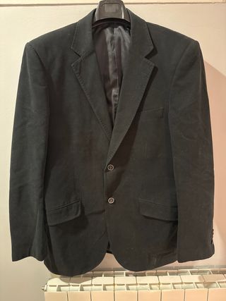 Americana algodón extrafino negra