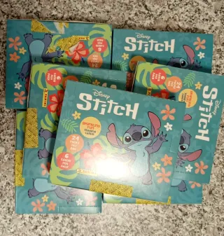 Pacotes de cromos Stitch Disney  24 embalagens