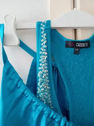 Canotta Misto Seta Petrolio Tg 46