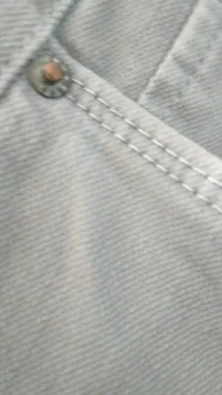 Pantalón vaquero gris de algodón