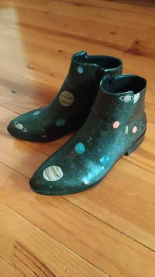 Botines DOGO negros, talla 36