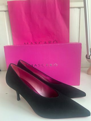 Zapatos tacón Mascaró negros