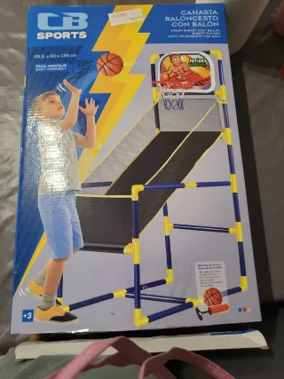 Canasta Baloncesto CB Sports con Balón