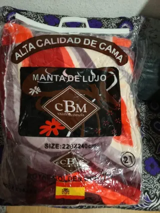 Manta de alta calidad ,mode en España