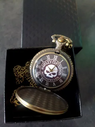 Orologio da tasca Harley Davidson Skull