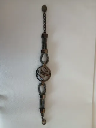 Pulsera Bimba y Lola Negra y Cobre.