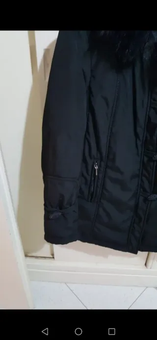 Giubbotto donna nero Ellessee con pelliccia