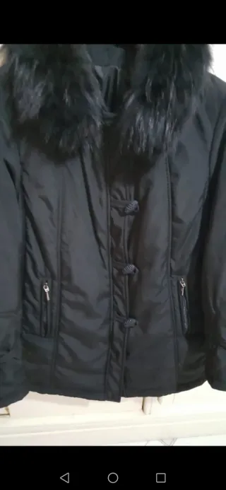 Giubbotto donna nero Ellessee con pelliccia