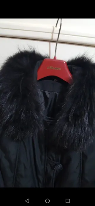 Giubbotto donna nero Ellessee con pelliccia