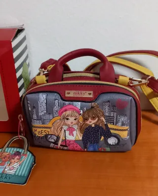 Bolso Niña NikkyBag Rojo y Amarillo