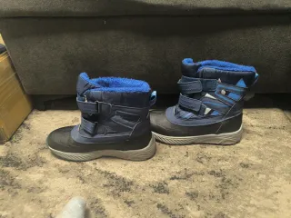 Botas de Nieve Niños Azul/Negro