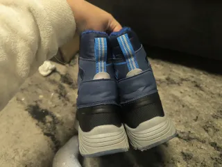 Botas de Nieve Niños Azul/Negro