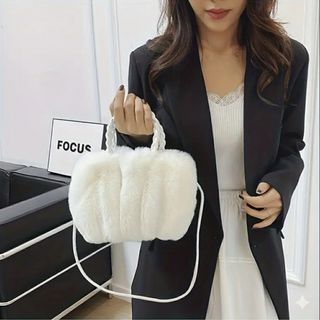 Borsa lussuosa stile coreano bianca Finta Pelle