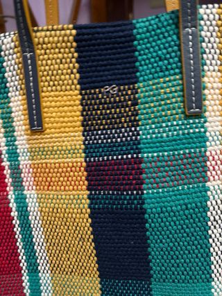 Bolso Purificación García Multicolor y Rojo