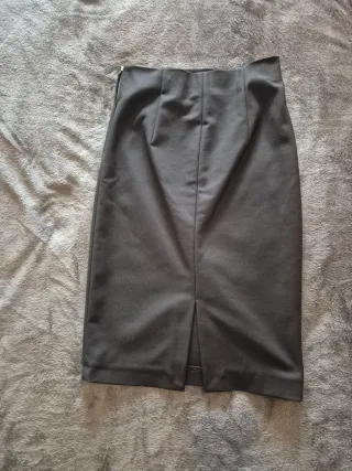 Saia Lápis Zara Preta Tam. S