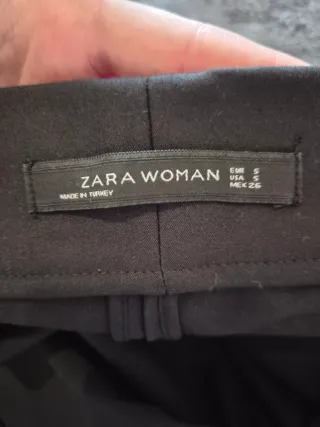 Saia Lápis Zara Preta Tam. S