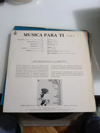 Disco Vinilo Música Para Ti Vol. 2