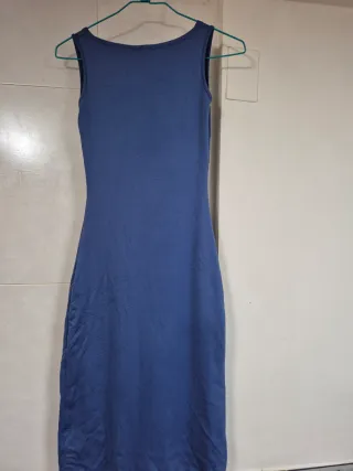 Vestido azul Stradivarius