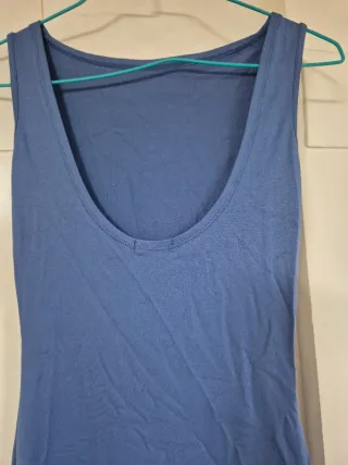 Vestido azul Stradivarius