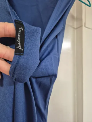 Vestido azul Stradivarius