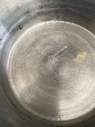 Candelabros de estaño