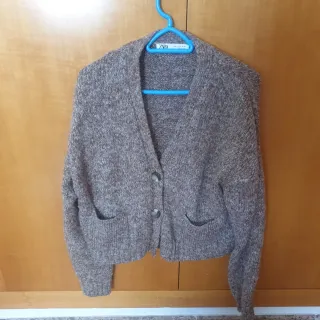 Chaqueta Zara Talla Única Marrón