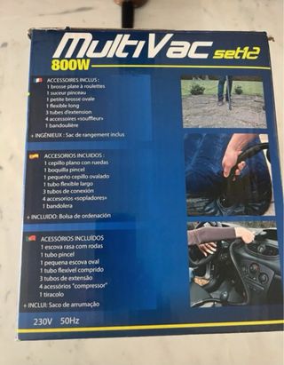 MultiVac Set 2 Aspirador y Soplador 800W