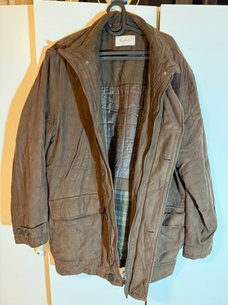 Abrigo Burton Marrón Estilo Parka Hombre