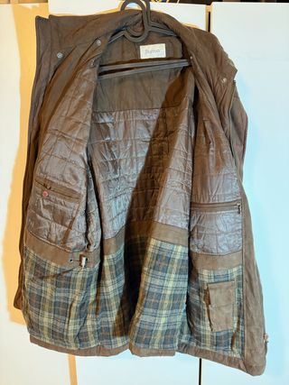 Abrigo Burton Marrón Estilo Parka Hombre