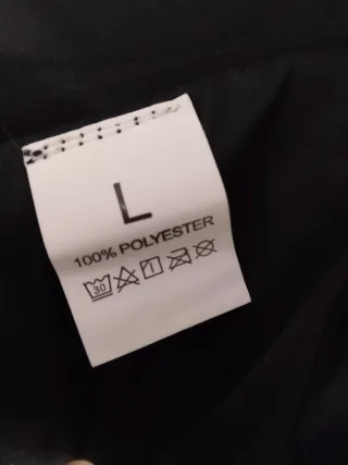 Abrigo acolchado largo negro