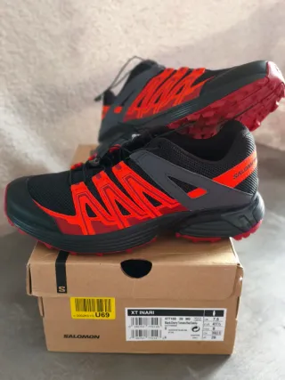 Zapatillas Salomon Montaña Negro Naranja